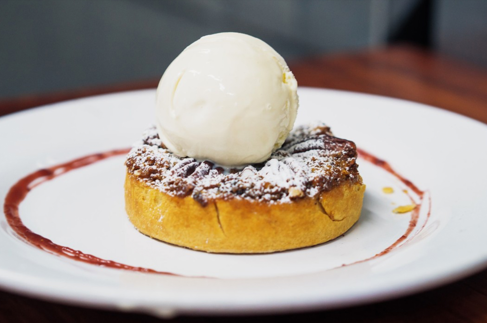 budin con helado